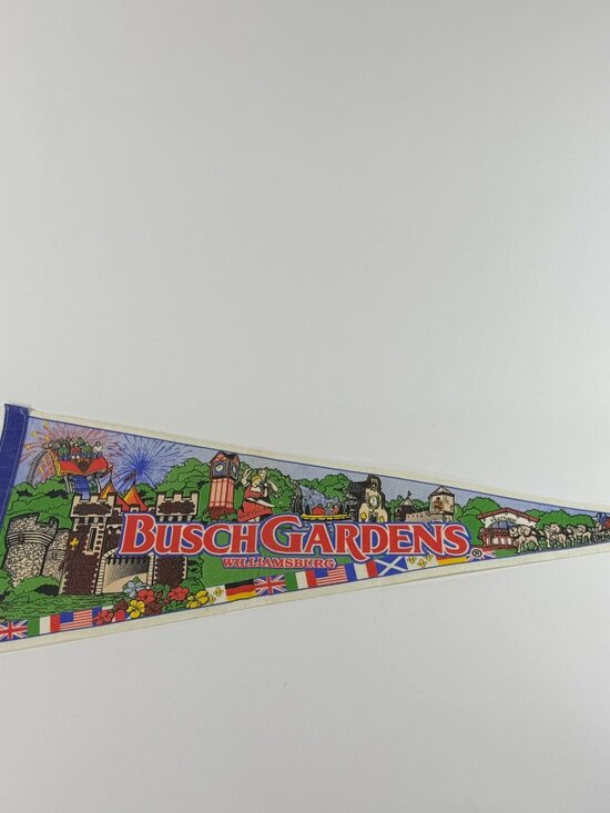 Busch Gardens Other - Busch Gardens Pennant Poster Fabric Souvenir Williamsburg Anheuser Busch Good